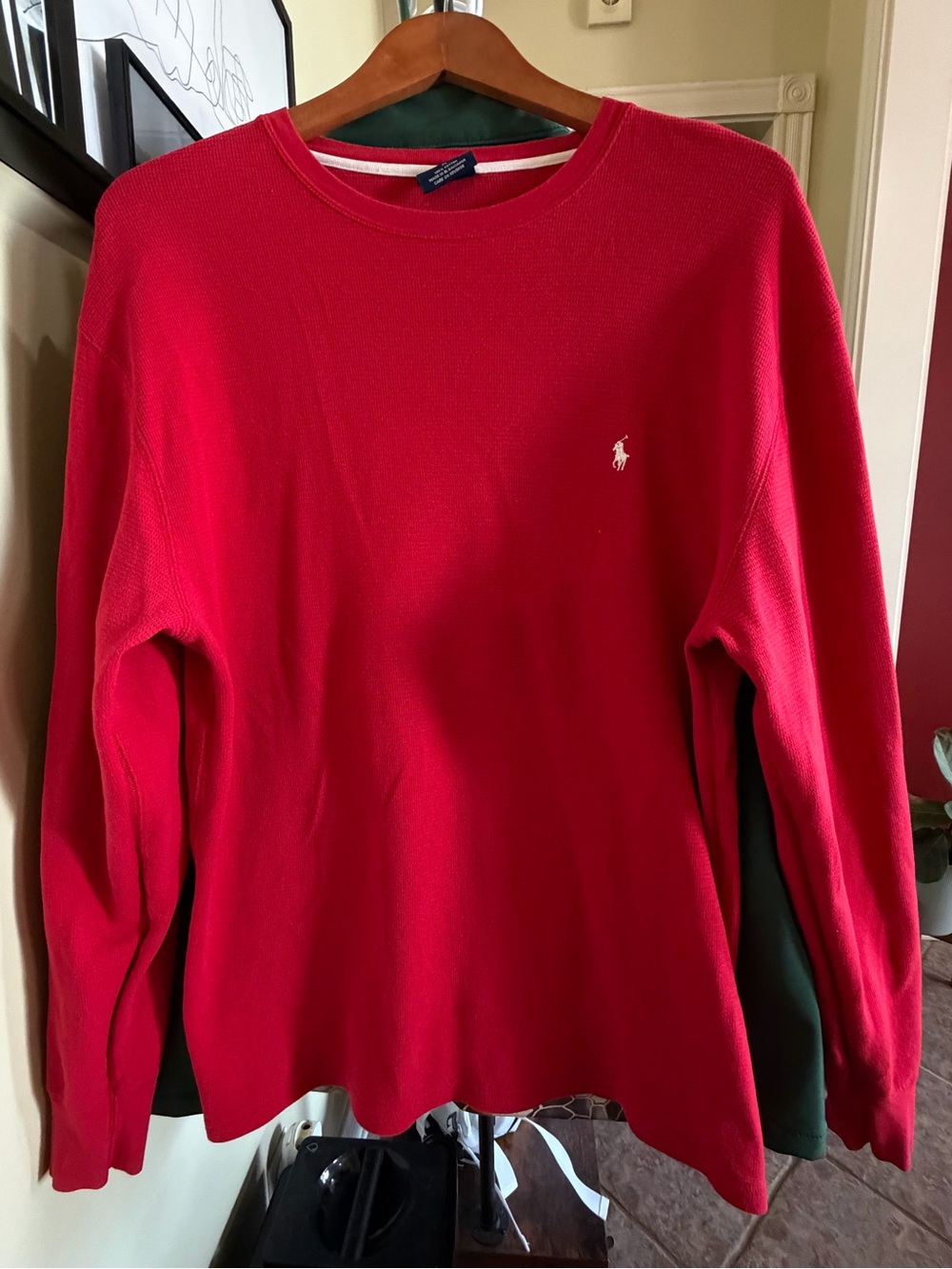 Polo by Ralph Lauren Bright Red Crewneck Sweater